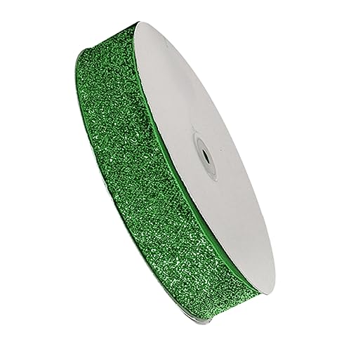 KOMBIUDA 1stk Hochzeitsband Geschenkbänder Geschenkband Kräuselbänder Nähband Dekoratives Band Schleife Samtband Klare Pvc-geschenktüte Mehrfarbiges Band Glitzerband Green von KOMBIUDA