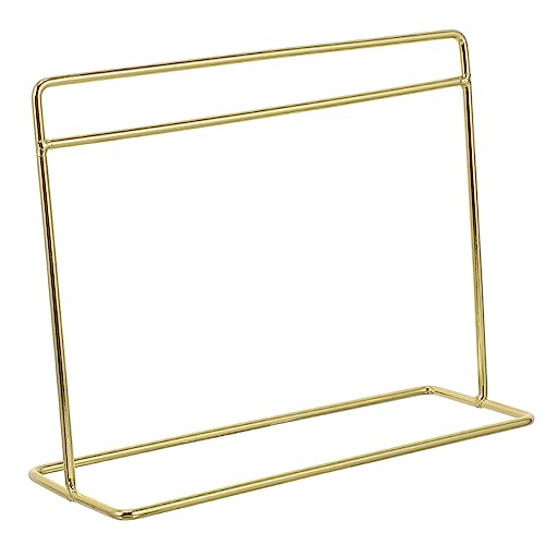 KOMBIUDA 1stk Mini-aufhänger Miniatur-Kleidung Kleiderbügel Für Puppen Klein Miniatur Puppen Garderobe Steht Zubehör Mini-mikrowelle Puppenkleiderbügel Miniaturszenenmodelle Golden Eisen von KOMBIUDA