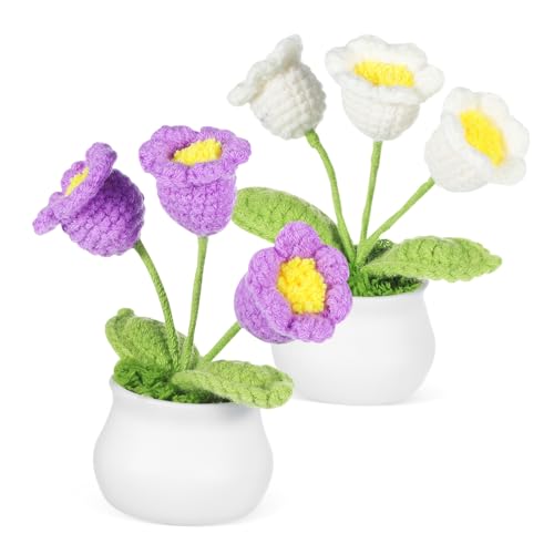 KOMBIUDA 2 Stück Maiglöckchen-Blumenornamente drinnen Blumen häkeln simuliertes Blumendekor Häkelblume gehäkelte Blumen Büro Gehäkelter Blumenstrauß künstliche Blume Garn KOMBIUDA 2 Stück Maiglöckchen-Blumenornamente drinnen Blumen häkeln simuliertes Blumendekor Häkelblume gehäkelte Blumen Büro Gehäkelter Blumenstrauß künstliche Blume Garn von KOMBIUDA