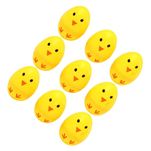 KOMBIUDA 24St ostern DIY dekorationen Osteraktivitäten blinde Ostereier Kinderspielzeug bunte Ostereier easter eggs ostereierfolie ostegeschenke Osterdekorationen ostern offene eier Yellow von KOMBIUDA