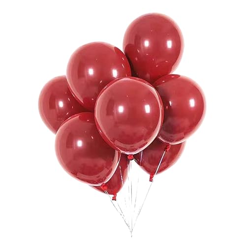 KOMBIUDA 25 Stück 18 Hochzeit Latexballon Hochzeitsballondekoration Valentinsballons Festivalballons Hochzeitsbogen-Dekor hochzeitsballons hochzeit ballons dekorativer Hochzeitsballon rot von KOMBIUDA