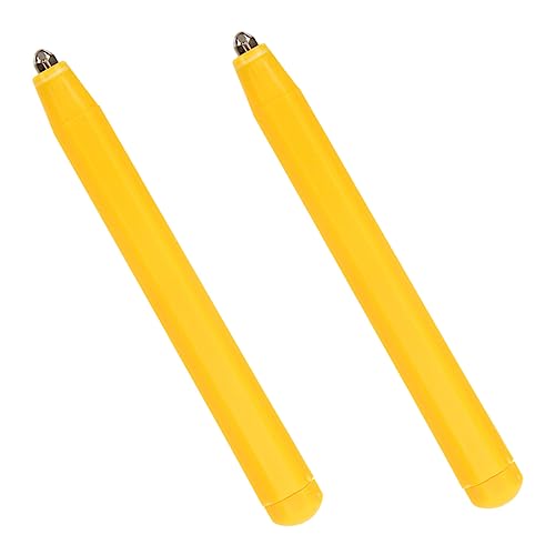 KOMBIUDA 2St Magnetischer Zeichenstift-Ersatzstift Magnete magnetisches Zeichenbrett Planke stift magnetisch Magnetische Stift Magnetperlen-Brettspielstift Schreibtafelstift Plastik Yellow von KOMBIUDA