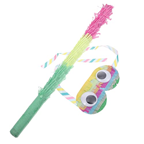 KOMBIUDA 2St Piñata pinata stab Pinata Stöcke Pinata-Vorrat Pinata für Kinderparty filigraner Schmuckständer handwerklicher Schmuck Partygeschenk mehrfarbige Pinata-Sticks Papier Colorful von KOMBIUDA