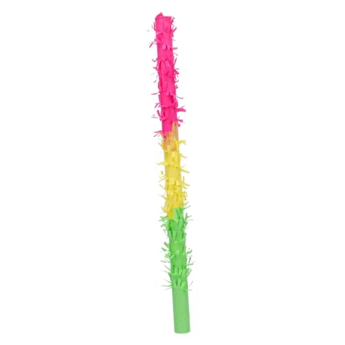 KOMBIUDA 3 Stk Piñata-Sticks Pinata-Stick mit Fransen Kinderspielzeug Ghee Dochte kinder mitgebsel kindergeburtstag Pinata-Stick-Spielzeug bunter Piñata-Stick aus Papier Colorful von KOMBIUDA