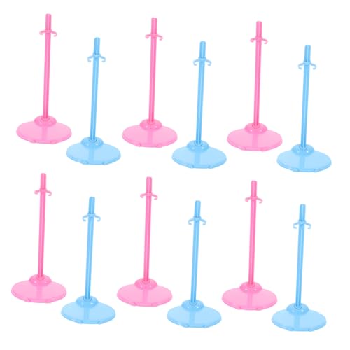 KOMBIUDA 30St Puppenständer Figure Stand doll Accessories Puppenpflege tooniesregal Puppenaufsteller für Mädchen Halter Spielzeugfigur Steht für Anzeige Steht Zeigen Plastik von KOMBIUDA