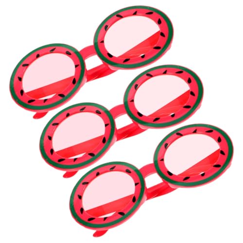 KOMBIUDA 3St Kinderbrille partybrille kinderparty Lustiges Accessoire Die Festivalbrille Festliche Brillen Strandparty-Brille Wassermelonen-Sonnenbrille für Kinder lustige Brille Plastik von KOMBIUDA