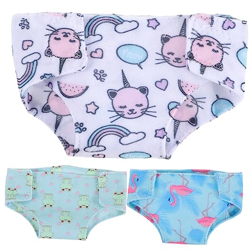 KOMBIUDA Puppen Kleidungen 3st Unterhose Puppen Kleidung Puppen Klamotten Puppenaccessoires Puppen- -Set Puppen-wechselzubehör Spielzeugpuppen-Unterhose Puppenkleidung Stoff von KOMBIUDA