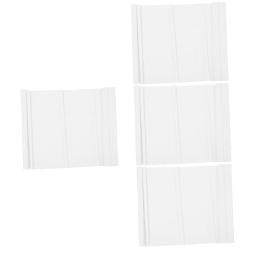 KOMBIUDA 4 Rollen Krepp-papier Dekoration Hochzeitsdeko Festlicher Korbfüller Blumenkrepppapier Geburtstag Krepppapier Farbiges Krepppapier Hochzeitskrepppapier Blumen Geschenkpapier Weiß von KOMBIUDA