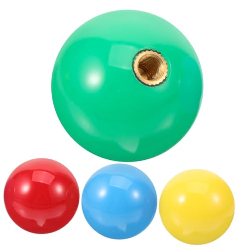 KOMBIUDA 4 Stück Griffwippe Mit Kugelkopf Spiel-joystick-kopf Teile Für Spielautomaten Spielsimulatoren, Ballsteuerungen Joystick-kugel Spielautomatenteile Einhand-controller-kopf Plastik von KOMBIUDA