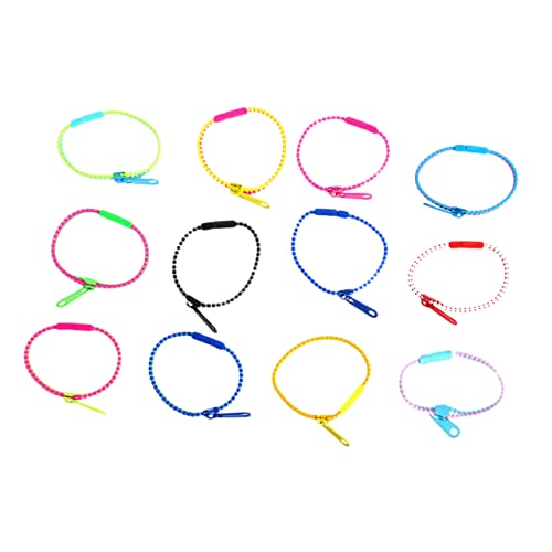 KOMBIUDA 50 Stück Freundschaftsarmband mit Reißverschluss friendship bracelet plastikenten Reißverschlussarmbänder für Kinder für Kinderarmbänder Reißverschlussarmband für Kinder von KOMBIUDA