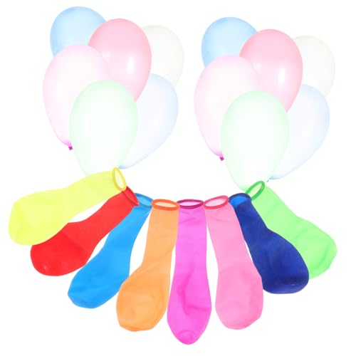 KOMBIUDA 500 Stück Latex-Wasserballon Ballongas für pastellfarbene Luftballons Gänseblümchen Ballons spielzeuge Interaktives Wasserkampf-Luftballons, von KOMBIUDA