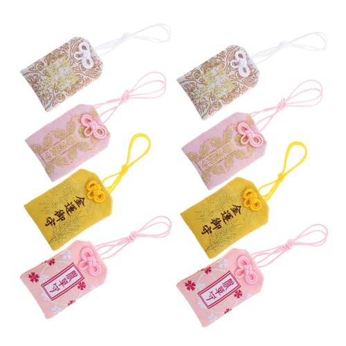 KOMBIUDA Handgefertigte Japanische Omamori- 8 Stück Taschen Für Zuhause Auto Kulturelle Dekoration von KOMBIUDA