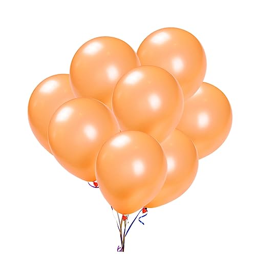 KOMBIUDA Latexballons Orange Dicke Perlenartige Luftballons Für Partys Und Geburtstagsdekorationen von KOMBIUDA