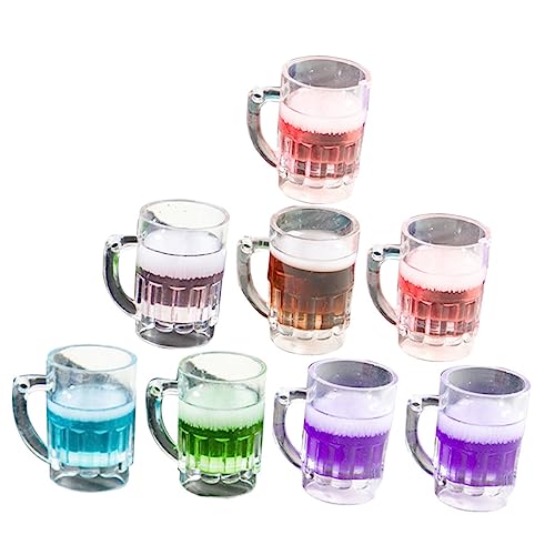 KOMBIUDA Niedliche Charm- in Bier-es-Cup-Form Harz-getränke-Charms für Die Schmuckherstellung Halskette Schlüsselanhänger Accessoire von KOMBIUDA