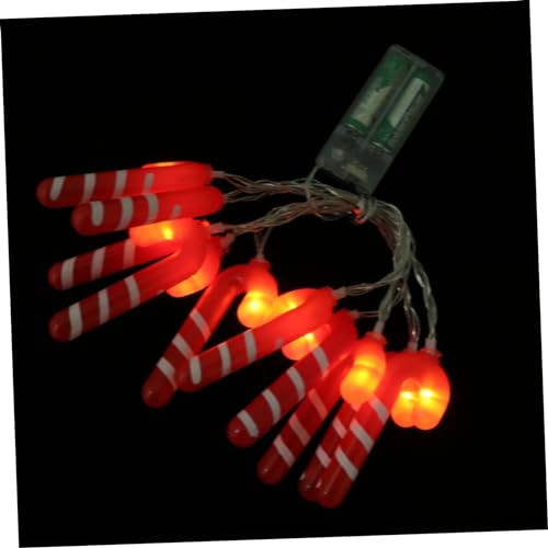 KOMBIUDA Schnur Weihnachtslichter Aus Zuckerrohr Christbaumschmuck Led-lichterkette Weihnachtsschmuck Aus Zuckerstangen Dekorationsleuchten Im Freien Weihnachtsbeleuchtung Drinnen Plastik von KOMBIUDA