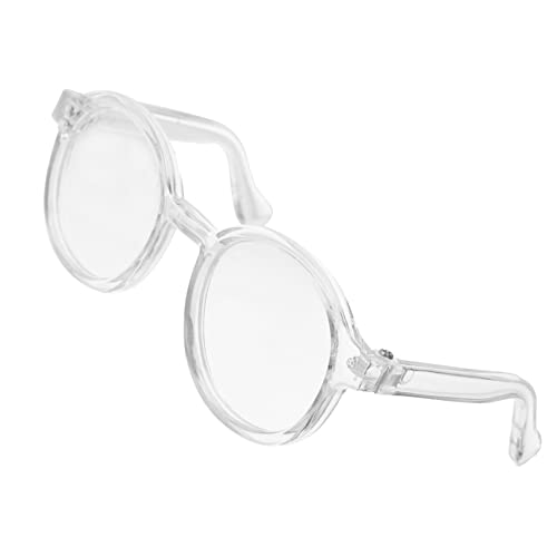 KOMBIUDA Brillen Stylische Puppenbrille Für Robustes Accessoire Für Puppen Praktische Transparente Brille Für Bjd Puppen Lange Gläser Ideal Zum Und Dekorieren von KOMBIUDA