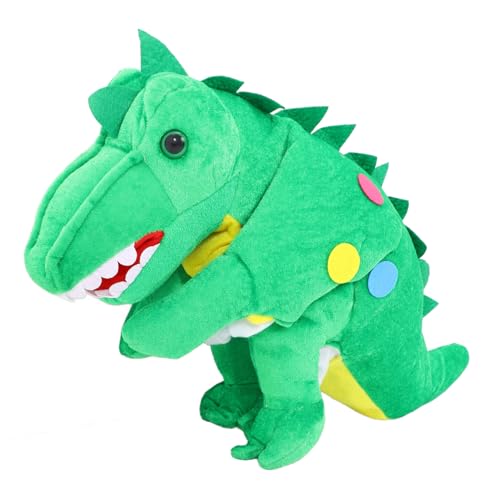 KOMBIUDA Tyrannosaurus-Hut Halloween-Hütte süßer Hut Tierkopfbedeckung Cosplay-Hut für Kinder Hut für Erwachsene Cartoon-Hut-Requisite Kostüm Hut Festival-Kopfbedeckung PP Baumwolle Green von KOMBIUDA