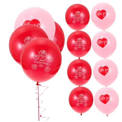 KOMBIUDA Valentinstag Luftballons Set Dekorative Ballons Für Hochzeiten Partys Und Romantische Anlässe Ballons Verschiedenen Farben Für Unvergessliche Feiern von KOMBIUDA