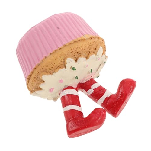 KOMBIUDA Weihnachtsdekorationen Weihnachtstablett Weihnachtliche Tischdekoration Weihnachtliches Tablettdekor Cupcake-Topper Für Weihnachten Weihnachtskuchen Tasse Dekoration Harz von KOMBIUDA