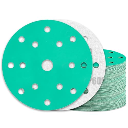 KONGMING 60 Stück Schleifpapier 150mm Klett Körnung 600 15 Loch für Exzenterschleifer KONGMING 60 Stück Schleifpapier 150mm Klett Körnung 600 15 Loch für Exzenterschleifer von KONGMING