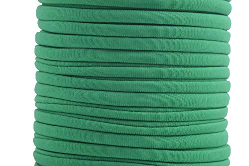 KONMAY 5.0mm 18.2 Meters Elastic-Kordel, Elastisch Band Zum Nähen und Handwerk, Gummikordel, Hutgummi, Kelly Green von KONMAY