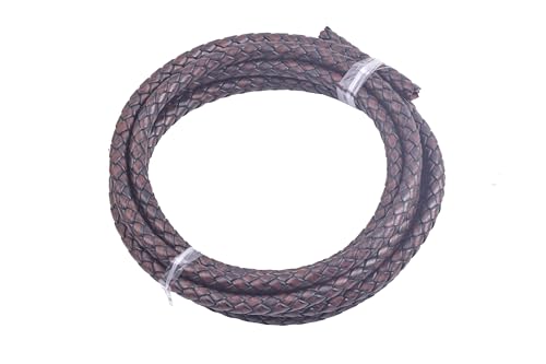 KONMAY Bolo-Lederband ohne Kern, 6,0 mm, rund, antikbraun, 2 m KONMAY Bolo-Lederband ohne Kern, 6,0 mm, rund, antikbraun, 2 m von KONMAY