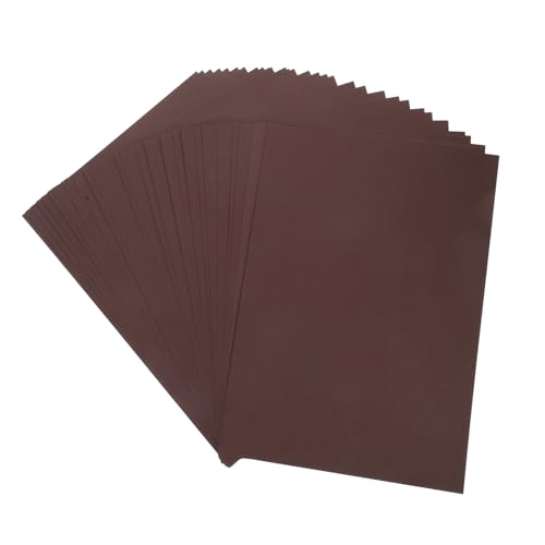 30 Stk Handbemalter Karton zeichenpapier skizzenpapier dickes papier Bastelpapier Handwerk Papier handgeschöpftes Papier Fotografie-Set DIY-Werkzeuge DIY liefert 230g Papier Coffee KONTONTY von KONTONTY