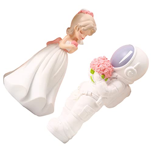 KONTONTY Braut Zu Werden Set Hochzeit Party Dekoration Harz Paar Statue Wohnkultur Ornament Für Hochzeit von KONTONTY