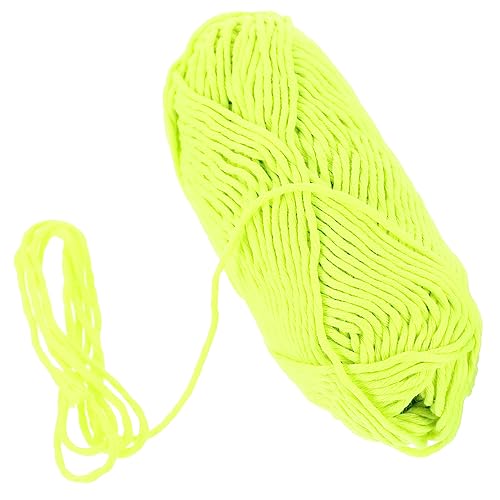 KONTONTY 1 Rolle Leuchtendes Garn Webset Nähen Stoffgarn Stricker Baumwollgarn Zum Häkeln Maschenwolle Für Häkelgarn Jumbo Garn Häkelgarnwickler Neonfarben von KONTONTY