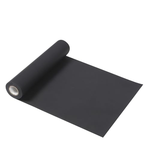 KONTONTY 1 Rolle Rolle aus Kraftpapier Geschenkpapier Kraftpapier verpacken Kartonpapier Blumendekoration buchverpackung kreativpapier Geschenkverpackungspapier Kraftpapier einwickeln Black von KONTONTY