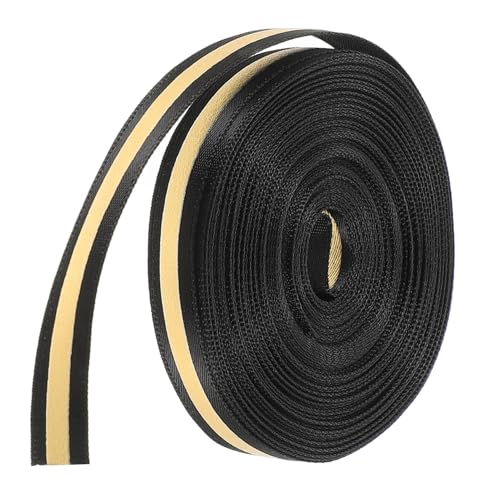 KONTONTY 1 Rolle Verpackungsband für die Abschlusssaison Strauß Blumensträuße goldenes Satinband Kuchendekorationen Grad seidenband ribbon basteln bastelset Festivalband Paketband Polyester von KONTONTY