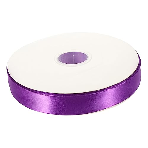 KONTONTY 1 Rolle Verpackungsband ribbon bandfeile geschenksband pailettenband geschenkeband kopfschmuckband selber machen dekoratives Band Schleife Band zum Basteln Polyester Violett von KONTONTY