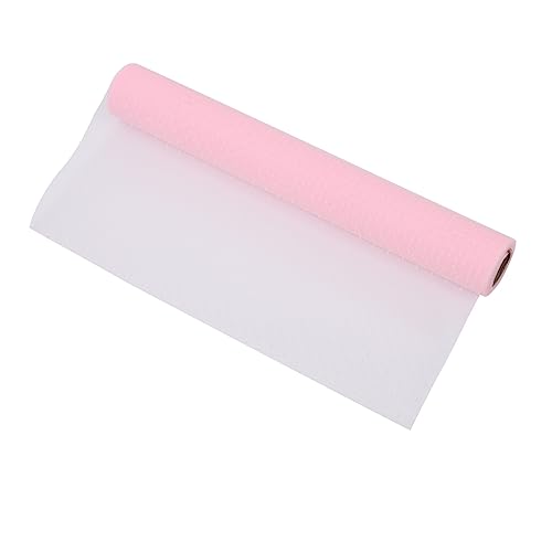 KONTONTY 1 Rolle gepunktetes Garn Wickelgarn Chiffon Sachen Blumenstamm Girlanden Pflanzen paketpapier packpapier Frischblumenverpackungsgaze Straußpaket Polyestergewebe Rosa von KONTONTY