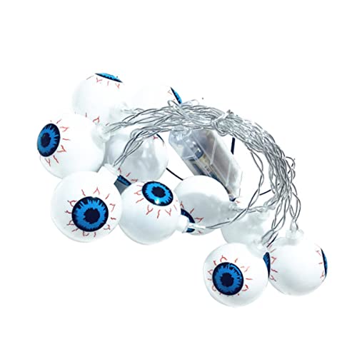 KONTONTY 1 Satz LED Ghost Eyes String Light Ghost Festival Innenhof Lampe String Weiß von KONTONTY