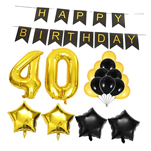 KONTONTY 1 Satz Latex Zahlenballons Zum Thema Geburtstag Hängende Banner Folienballons Bunte Geburtstagsluftballons Für Kreative Dekorationen Ideal Für Kindergeburtstag Partys Und von KONTONTY