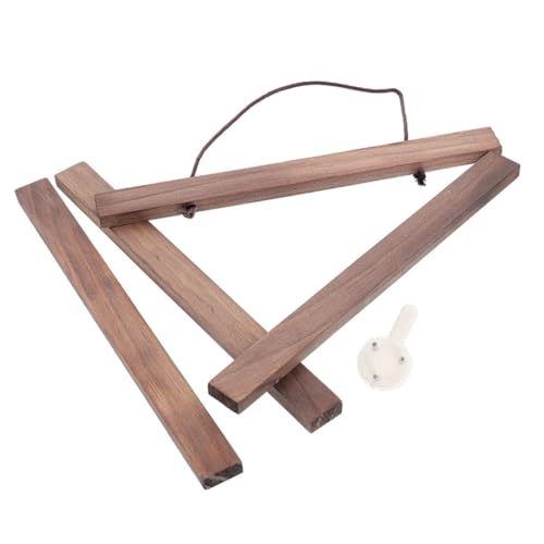 KONTONTY 1 Satz Malerei-Aufhänger Posteraufhänger Bausatz Aufkleber Stand Brief magnetbilderahmen magnetische bilderrahmen Clips zum Aufhängen von Postern Gemälderahmen aus Holz Light Brown von KONTONTY