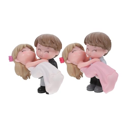 KONTONTY 1 Satz Paar Diy -geschenkpuppe Topper Mini Tortenaufleger Für Hochzeitspaare Klein Rosa Paar Figur Kuchendeckel Hochzeitstorte-paar-figur Paar Kuchen Vinyl 2 Paare KONTONTY 1 Satz Paar Diy -geschenkpuppe Topper Mini Tortenaufleger Für Hochzeitspaare Klein Rosa Paar Figur Kuchendeckel Hochzeitstorte-paar-figur Paar Kuchen Vinyl 2 Paare von KONTONTY