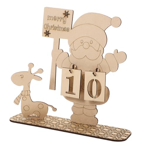 KONTONTY 1 Satz Weihnachtszubehör Kalender Weihnachten Party Weihnachtsdekoration Advent countdown calender weihnachtsdeko Weihnachtsschmuck Gefälligkeiten für Weihnachtsfeiern Holz KONTONTY 1 Satz Weihnachtszubehör Kalender Weihnachten Party Weihnachtsdekoration Advent countdown calender weihnachtsdeko Weihnachtsschmuck Gefälligkeiten für Weihnachtsfeiern Holz von KONTONTY