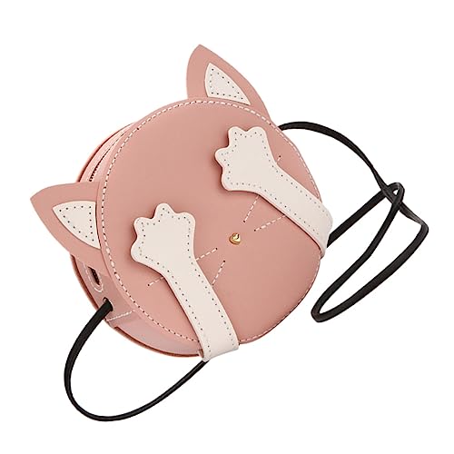 KONTONTY 1 Satz kleine tasche DIY material Seesack für gesteppte Tasche Mini Bausatz Handtasche Zubehör zur Herstellung von Pu-Beutel DIY-Bastelbedarf PU-Umhängetasche Polyester Rosa von KONTONTY