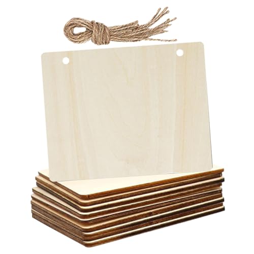 KONTONTY 1 Set DIY Kleines Zeichen Holzschild Leeres Handwerk Holz Unfertigte Holzhandwerk Holzbläer Für Basteln Leere Schilder Für Handwerk DIY Holz Leere Holzschilder Für von KONTONTY