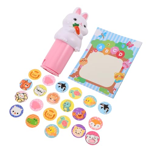 KONTONTY 1 Set Niedlicher Cartoon Sticker Stempel Für Wasserdichter Stempel Hasenform Für DIY Bastelarbeiten Und Belohnungen Kreatives Für ädchen Und Jungen von KONTONTY