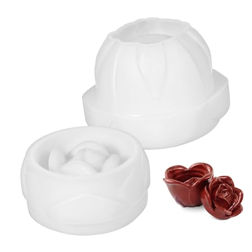 KONTONTY 1 Set Rose Jar Silikonform Gießform Für Blumenharz Schmuckaufbewahrungsbox Epoxidharz Gießform Für DIY Bastelprojekte Perfekte Form Für Kreative Kunstwerke von KONTONTY