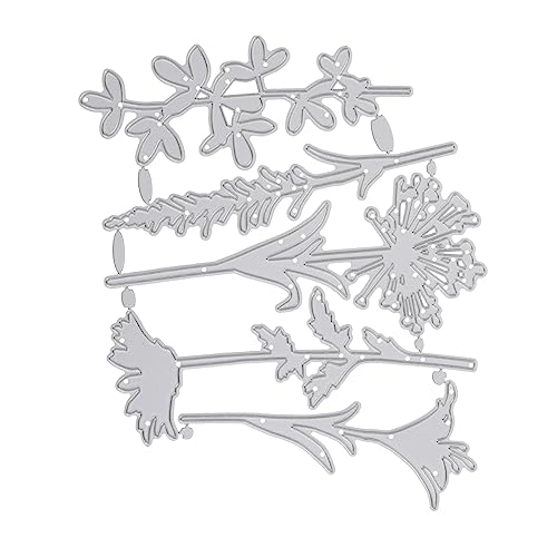 KONTONTY 1 Set Stanzformen Für Blumenmotive Hochkohlenstoffstahl Prägeschablonen Für DIY Karten Und Bastelprojekte Ideal Für Scrapbooking Und Kreative Gestaltung von KONTONTY