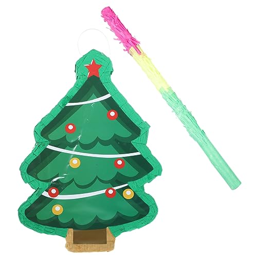 KONTONTY 1 Set Weihnachts Pinata Für Kinder Hängende Pinata Weihnachtsparty Dekoration Weihnachtsparty Zubehör Weihnachtsbaum Pinata Dekor Schneemann Pinata Weihnachtsbäume von KONTONTY