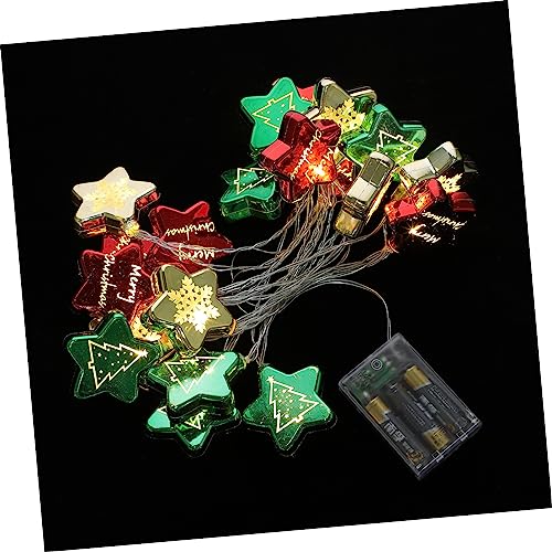 KONTONTY 1 Stück Lichterkette Für Weihnachten Dekorative Lichterkette LED Weihnachtsbeleuchtung Weihnachtsmann Licht LED Weihnachtsbaumbeleuchtung Außendekoration LED von KONTONTY