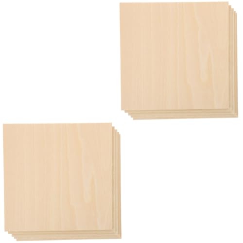 KONTONTY 10 Stk Planke Leer Selbstzentrierender Bohrer Abs Heimwerken Jumbo Holzbearbeitungswerkzeuge Weiße Schaumstoffplatten Dübellehre Dübel Jig Kit Miniatur Madera Hölzern Light Brown von KONTONTY