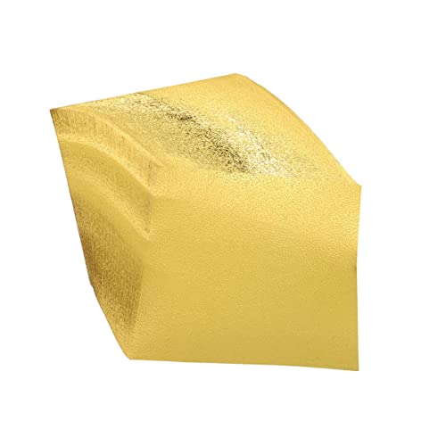 KONTONTY 100 Blatt Einseitiges Perlmutt-origami Kunstdruckpapier Buntes Tonpapier Rotes Papier Glänzendes Origami-papier Baupapier Verschiedene Farben Geschenkpapier Farbiges Papier Golden von KONTONTY