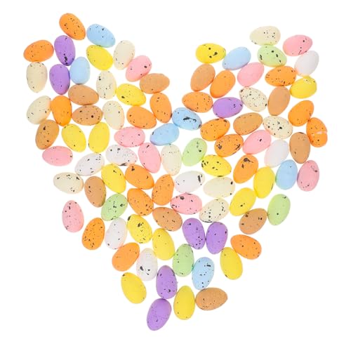 KONTONTY 100St Ostereier plastic easter eggs basteln ostern eier bunt Wohnkultur ei zum selber basteln Festivalschmuck Osterei-Dekore Stelle Geschenk Kunsthandwerk Zubehör Requisiten Schaum von KONTONTY