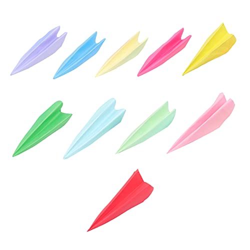 KONTONTY 100pcs Kinder Flugzeug Spielzeug Origami Flugzeug Box Party Requisiten Für Hochzeit Werfen Papier Flugzeug von KONTONTY