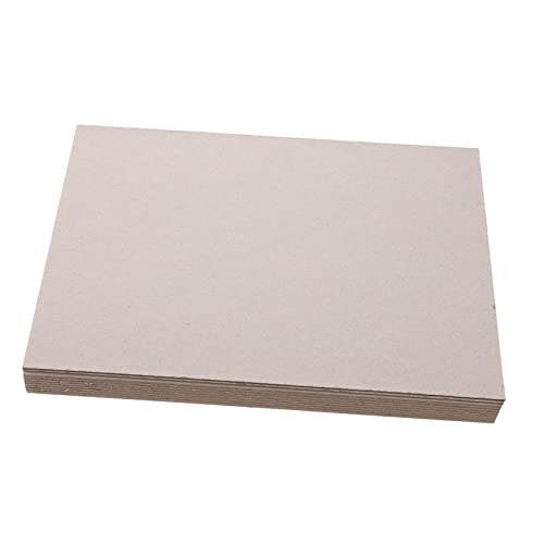 KONTONTY 10st Karton Spanpapier Aquarellpapier Zeichenpapier Zwischenablage Geschenkpapier Poster Papier Musterpapier Zum Schneidern Basteln Für Kinderpapier Weiße Tafel Light Grey von KONTONTY